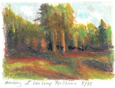 BCD)Morning at Line Camp, Rio Chama_oil pastel_6x8in_web