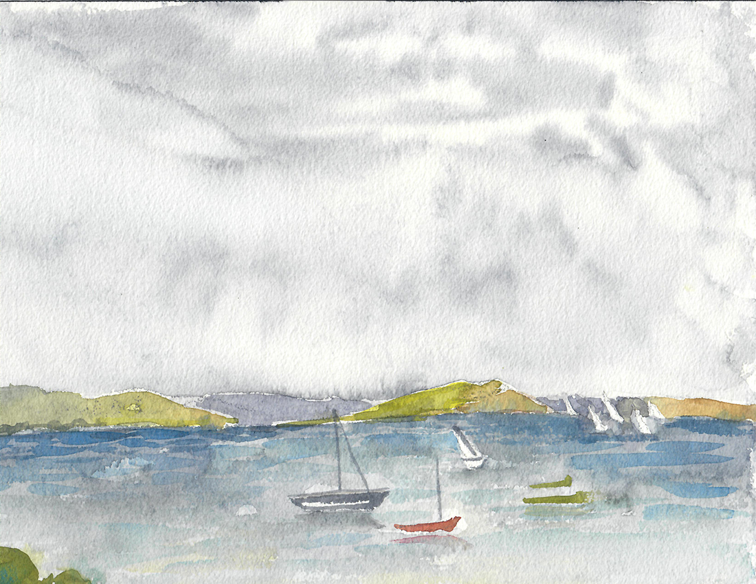 BCD_Chester Harbor, Nova Scotia_watercolor_9x12in_web