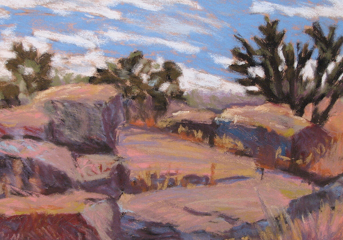 Above San Miguel de Allende, Pastel, 11 x 14 inches